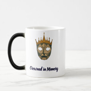 Mug Magic Couronné en mémoire - Mémorial géométrique du masq