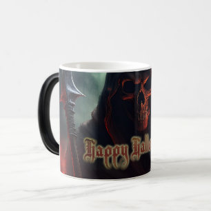 Mug Magic Crâne de Faucheuse Halloween Art Spooky