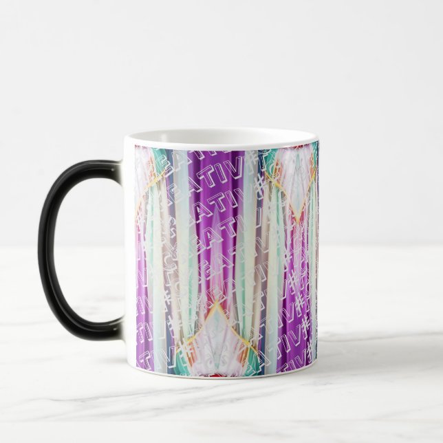 Mug Magic #Créativité Affirmation de texte répétée (modifiab (Gauche)