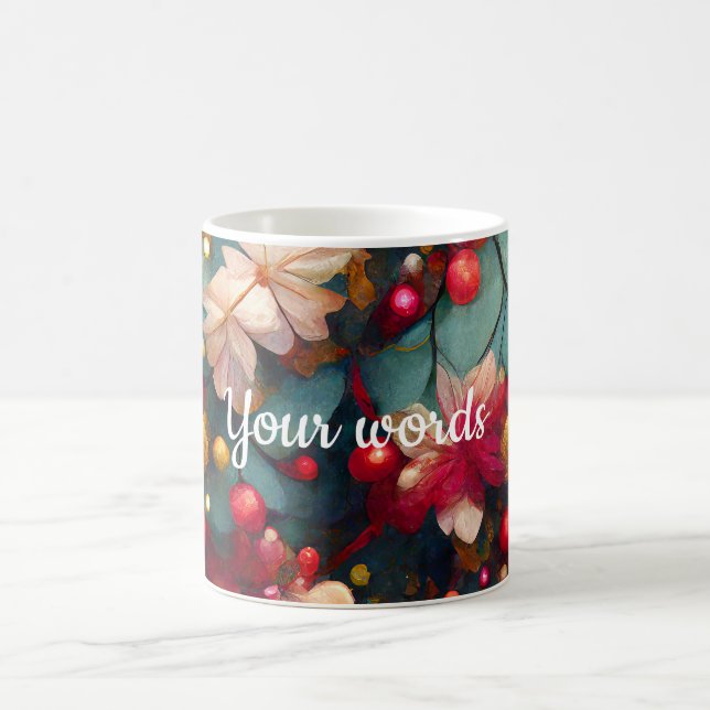 Mug Magic Créez vos propres fleurs et baies de Noël (Centre)