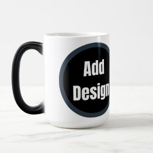 Mug Magic Créez votre propre bleu gris foncé personnalisé
