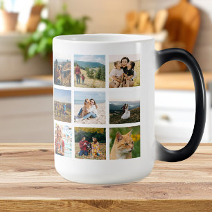 Mug Magic Créez votre propre collage de 21 photos