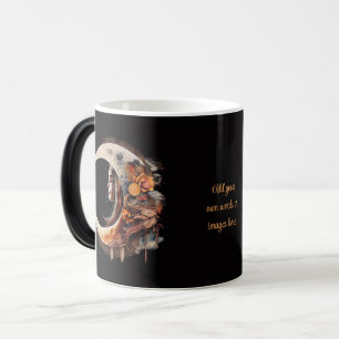 Mug Magic Créez Votre Propre Lune Florale Boho Silencieuse