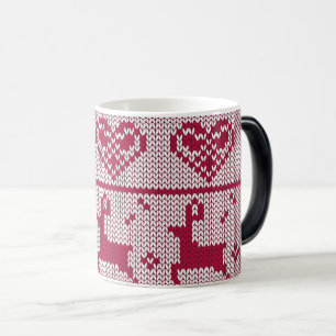 Mug Magic Créez votre propre Motif de Noël rouge