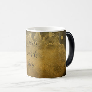 Mug Magic Créez votre propre Spatter Gold Black