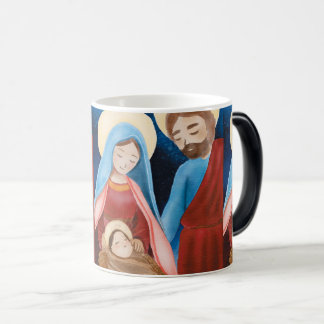 Mug Magic Cru de Noël de nativité de Vierge Marie Jésus