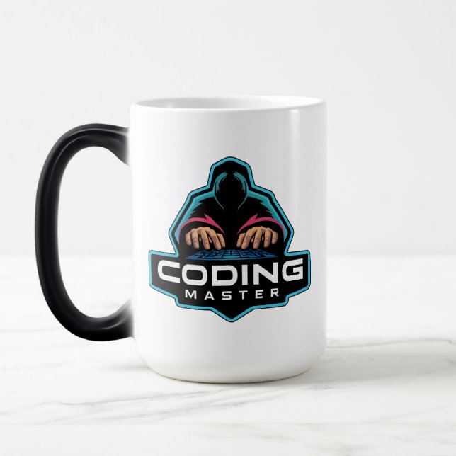 Mug Magic Cyber Coding Guru : Cadeaux technologiques (Gauche)