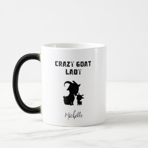 Mug Magic Dame de la chèvre folle passionnée d'animaux de fe