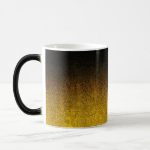 Mug Magic Dégradé de Parties scintillant jaune et noire