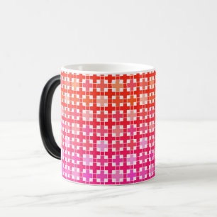 Mug Magic dégradé , dégradé à carreaux , ombre