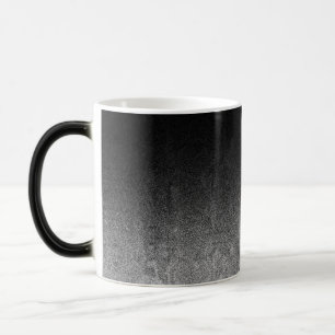 Mug Magic Dégradé en argent et en Parties scintillant noire