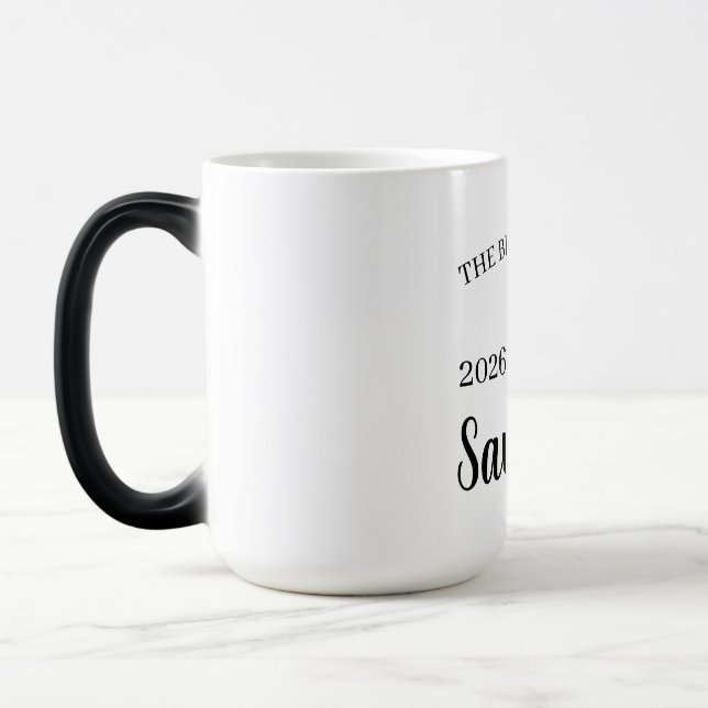 Mug Magic Demoiselle d'honneur, je fais l'équipe, Personnali (Gauche)
