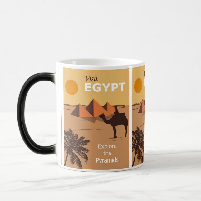 Mug Magic Destination de voyage du Caire en Égypte (Gauche)