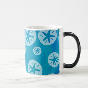 Mug Magic Dollar de sable blanc et Motif bleu