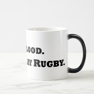 Mug Magic Donnez le sang. Jouez au rugby