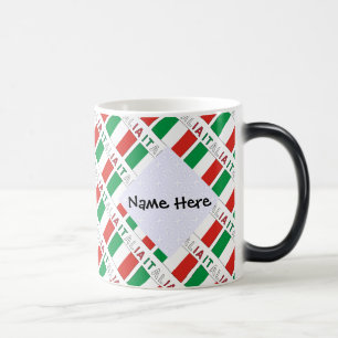Mug Magic Drapeau Italien Italien Bandiera Personnalisé