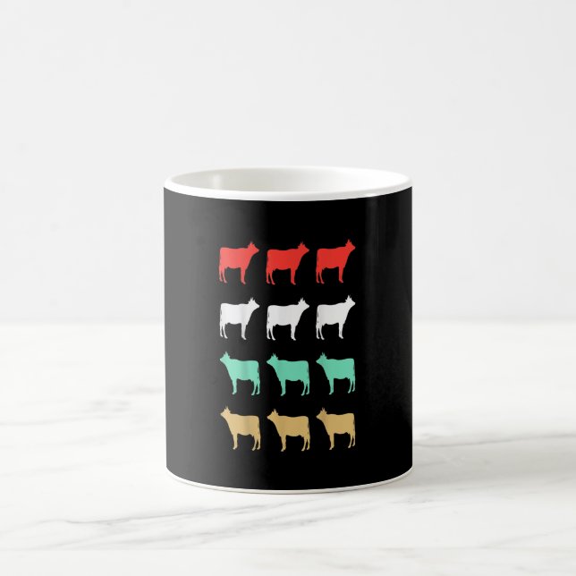 Mug Magic Drôle Idée cadeau de vache| Vache animal ferme cad (Centre)