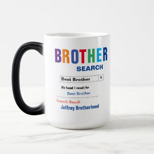 Mug Magic Drôle personnalisé Meilleur cadeau Frère
