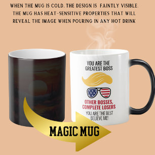 Mug Magic Drôle Trump meilleur patron