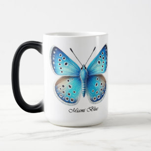 Mug Magic Élégant Papillon Miami Bleu Wrap