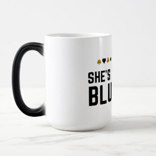 Mug Magic Elle est probablement bluffante - Drôle Poker Conc