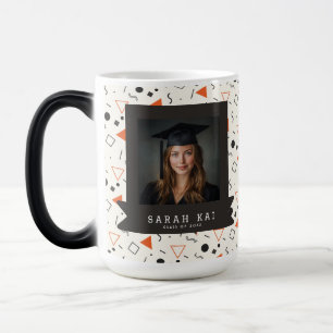 Mug Magic Enseignant certifié de beau motif de Memphis