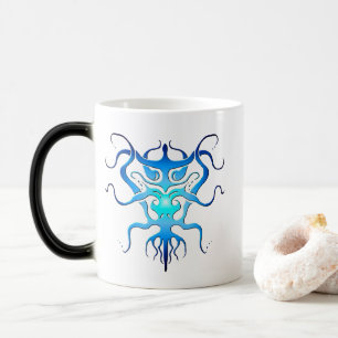 Mug Magic Espèces Aliens Tatouage Tribal Design - bleu