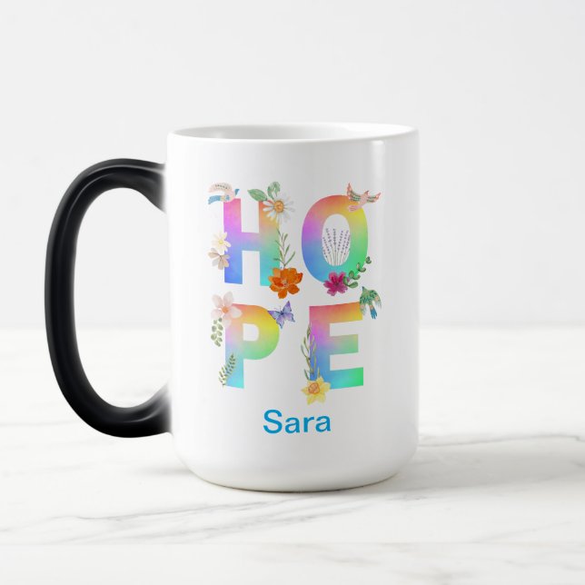 Mug Magic Espérer Motivation artistique positive Inspiration (Gauche)
