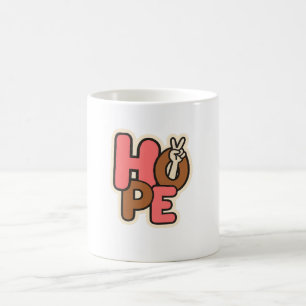 Mug Magic "Espoir dans le style – Autocollant Vibes Paisible