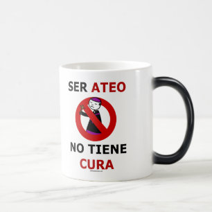 Mug Magic Être athée il n'a pas prêtre