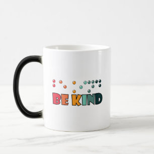 Mug Magic Être un peu littéraire en braille Sensibilisation 