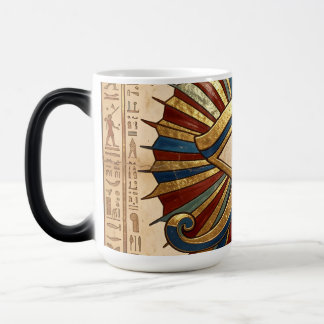 Mug Magic Eye of Horus with Hieroglyphs Egyptian Spiritual