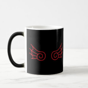 Mug Magic Falln Chibi Demon Wings