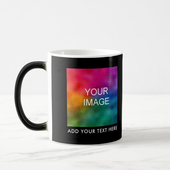 Mug Magic Famille Papa Maman Image Société Photo Logo Texte  (Gauche)