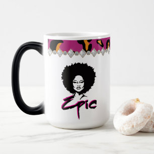 Mug Magic Femme afro-américaine noire