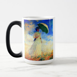 Mug Magic Femme Monet avec un parasol face droit