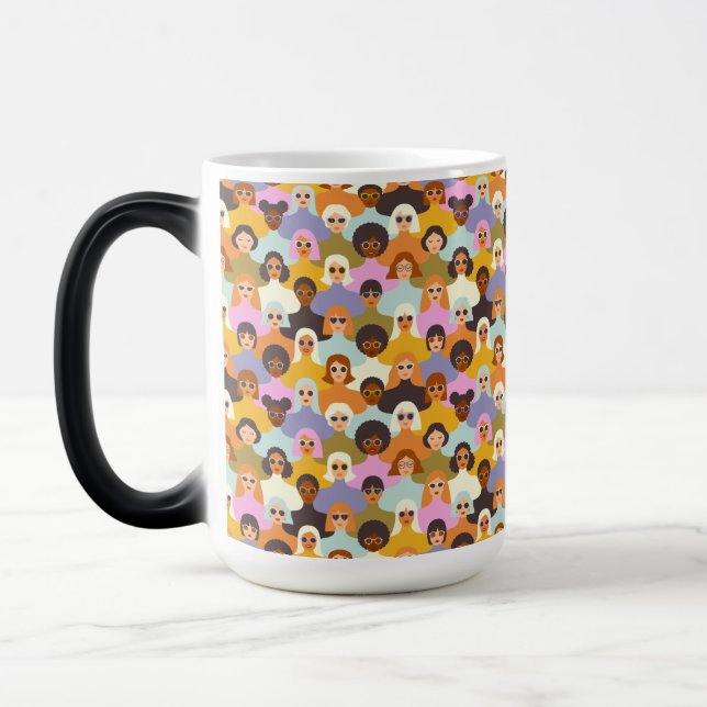 Mug Magic Femmes rétrogrades du Motif mondial (Gauche)