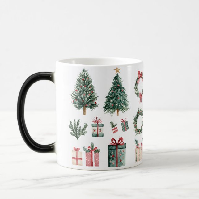 Mug Magic Festive Vintage Christmas (Gauche)