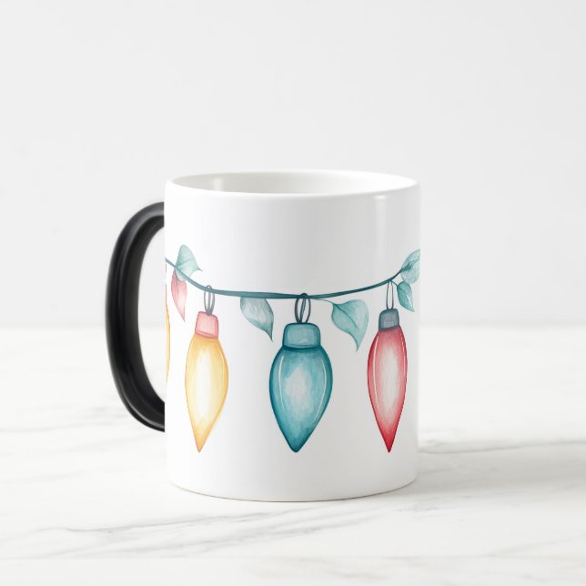 Mug Magic Festive Vintage Verwandlungstasse (Vorderseite Links)