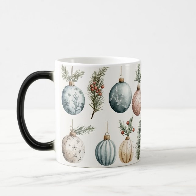 Mug Magic Festive Vintage Verwandlungstasse (Links)