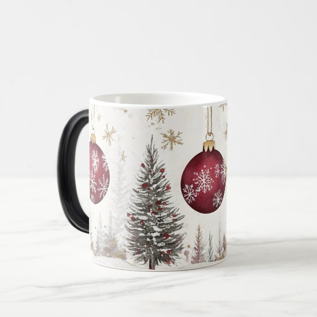 Mug Magic Festive Vintage Verwandlungstasse (Vorderseite Links)