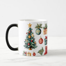 Mug Magic Festive Vintage Verwandlungstasse