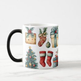 Mug Magic Festive Vintage Verwandlungstasse