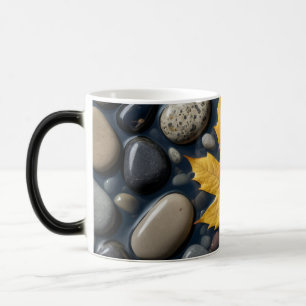 Mug Magic Feuille d'automne et galets naturels - Nature mini