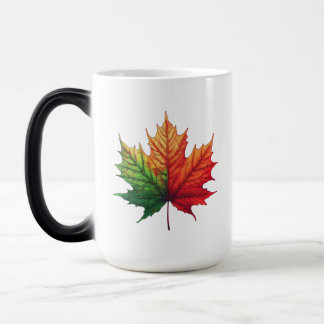 Mug Magic Feuille de chute d'érable Grand Morphage