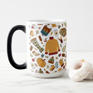 Mug Magic Feuilles d'automne uniques Citrouilles d'automne