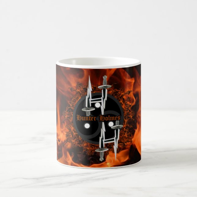 Mug Magic Flamme allumée et montée en carburant - Chasseur H (Centre)