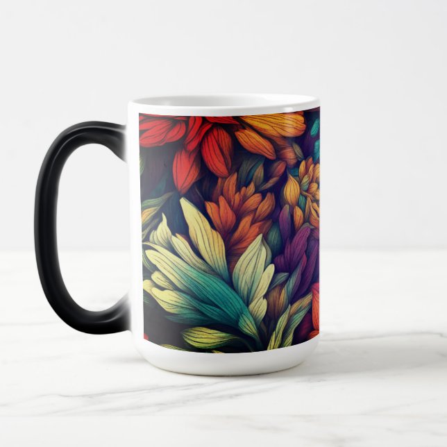 Mug Magic Floral Abstrait #73 - (Gauche)