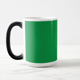 Mug Magic Fond vert avec bordure blanche pour une esthétique