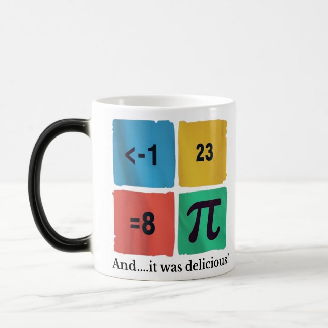 Mug Magic Formule mathématique Pi (Gauche)